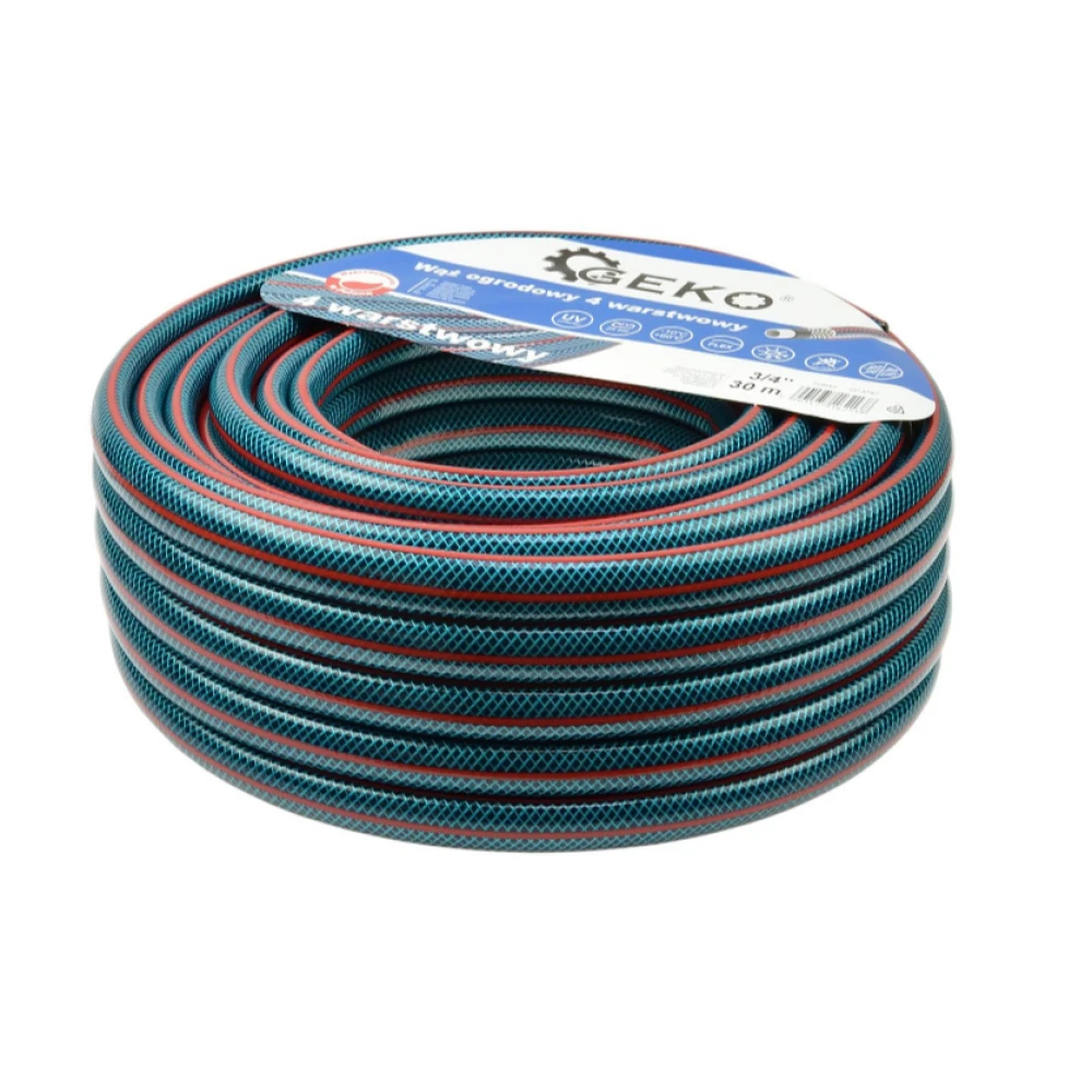 Градински маркуч 4-слоен 3/4" 30 метра GEKO G73787