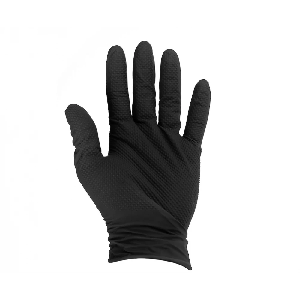 Нитрилни ръкавици SOLID GRIP 50бр., размер L, черни - G75200-L