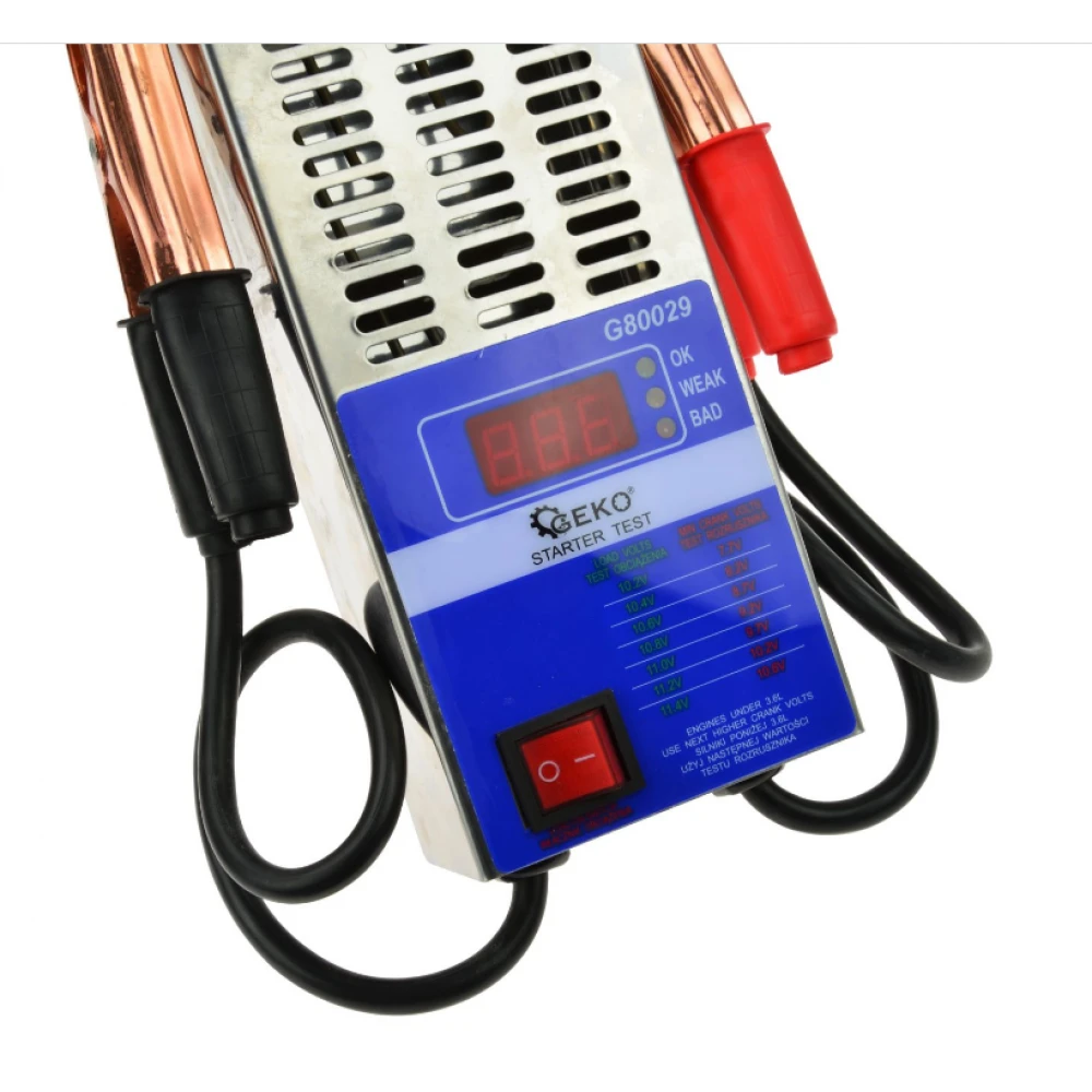 LCD тестер за проверка на батерии 12 V GEKO G80029