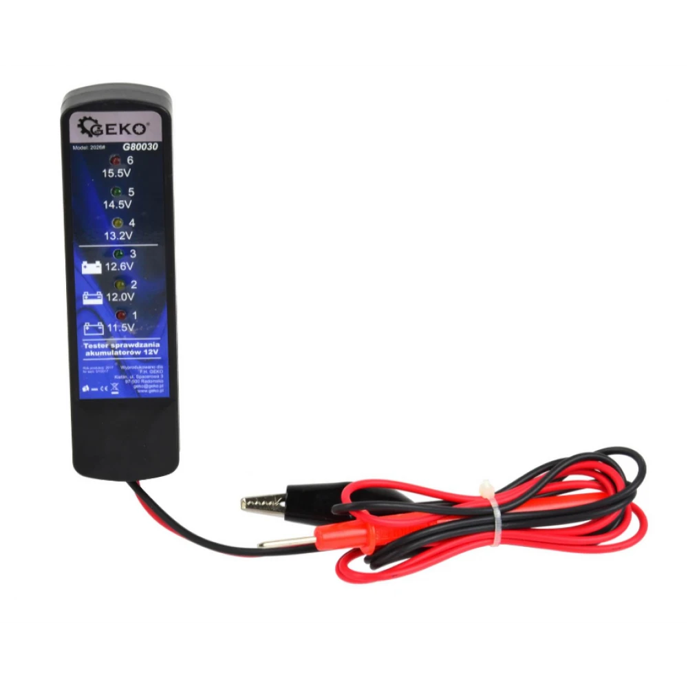 Тестер за батерии 12 V GEKO G80030