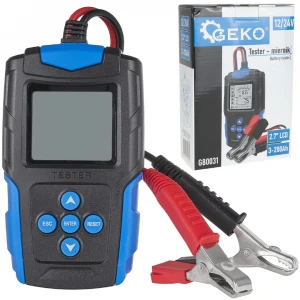 Тестер за проверка на акумулатори LCD 12/24V 3Ah-200Ah - G80031