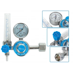 Редуцир винтил с ротаметър CO2 / ARGON за заваряване Mig Mag и Tig - G80075