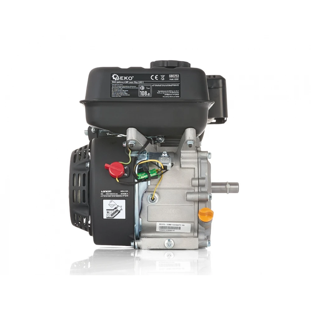 Четиритактов бензинов двигател, 6.5HP Loncin 196cc 19 мм - G80253