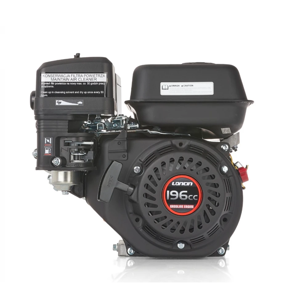 Двигател с вътрешно горене 6.5HP Loncin, 196cc, 20 мм, EURO 5 - G80254