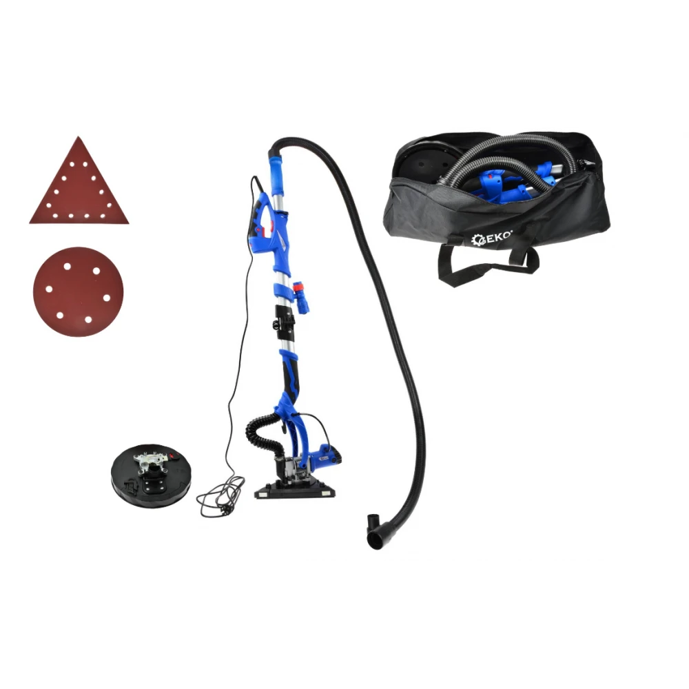 Шлайф машина - жираф 225 мм LED + триъгълен диск - GEKO G80269