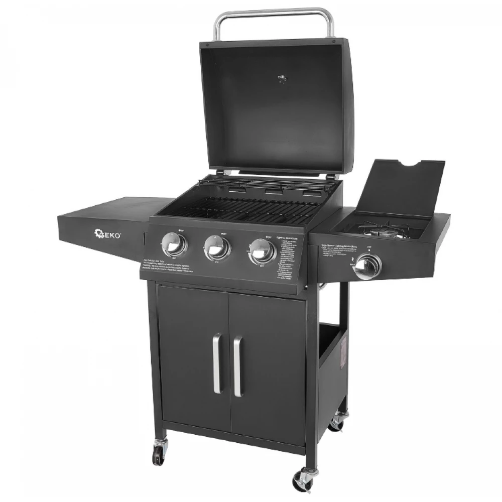 Газова скара / барбекю 4 горелки (3+1) 11.6 kW - GEKO G80515