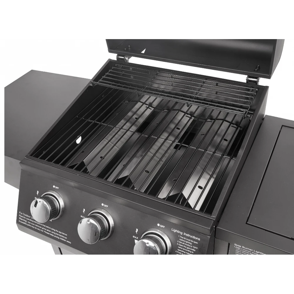 Газова скара / барбекю 4 горелки (3+1) 11.6 kW - GEKO G80515