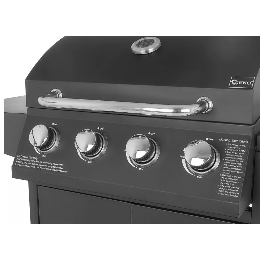 Газова скара / барбекю 5 горелки (4+1) 14.5 kW - GEKO G80516