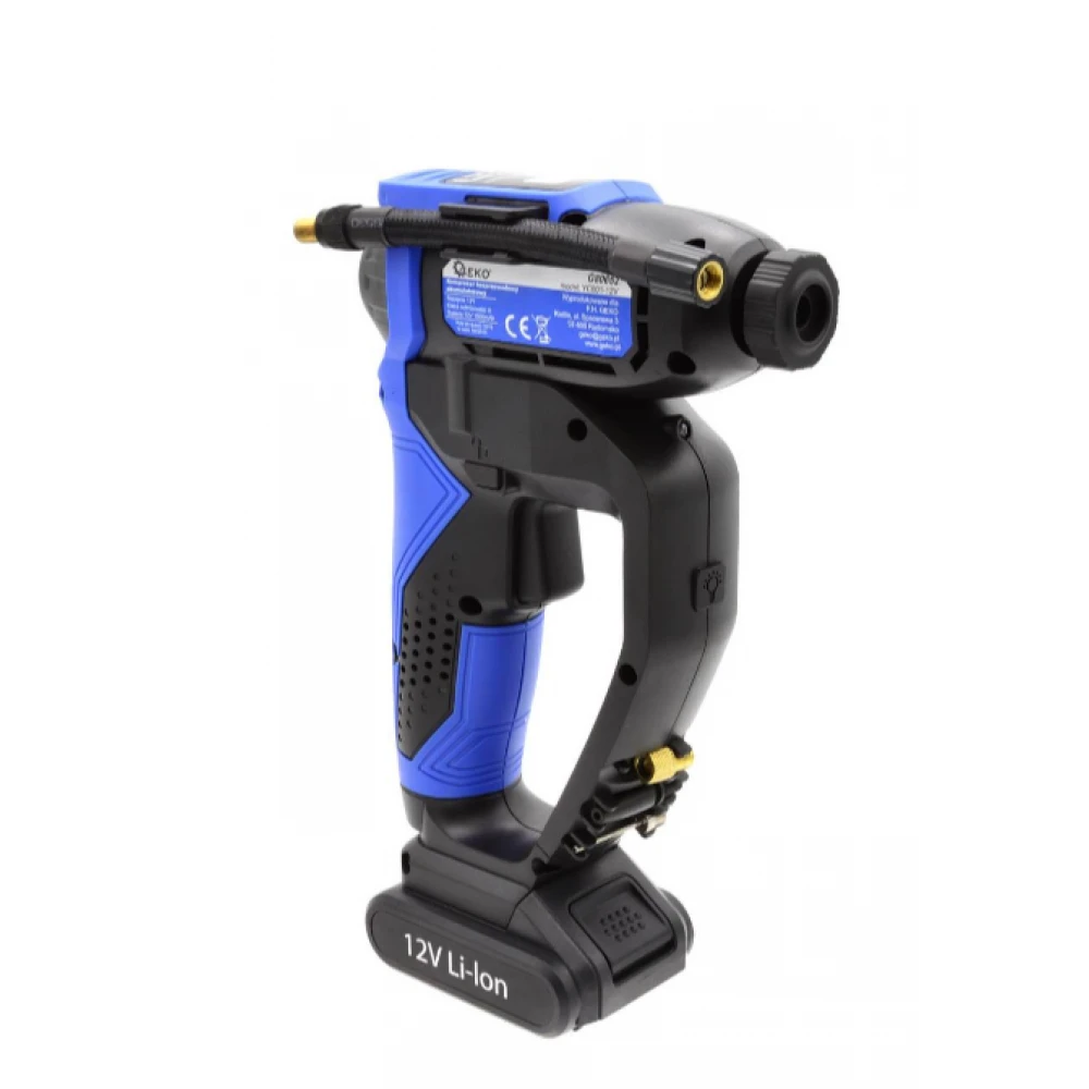 Безжичен акумулаторен компресор 12 V LCD 150 PSI GEKO G80652