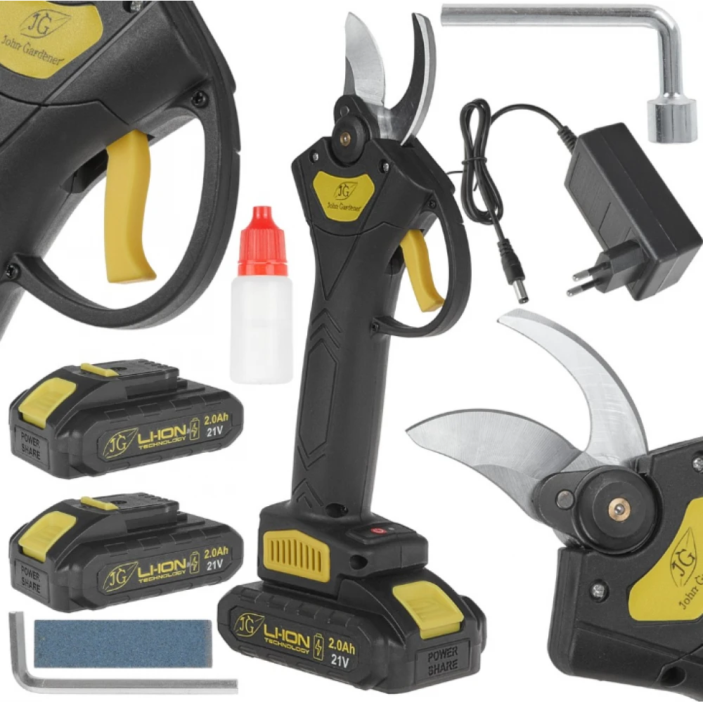 Акумулаторна лозарска ножица 800W с 2 броя батерии - G80662