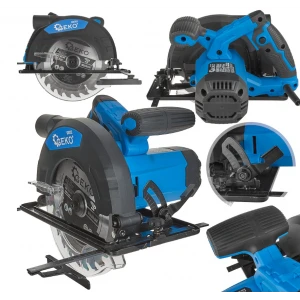 Електрически ръчен циркуляр за дърво 1200W / 185 мм - G80752