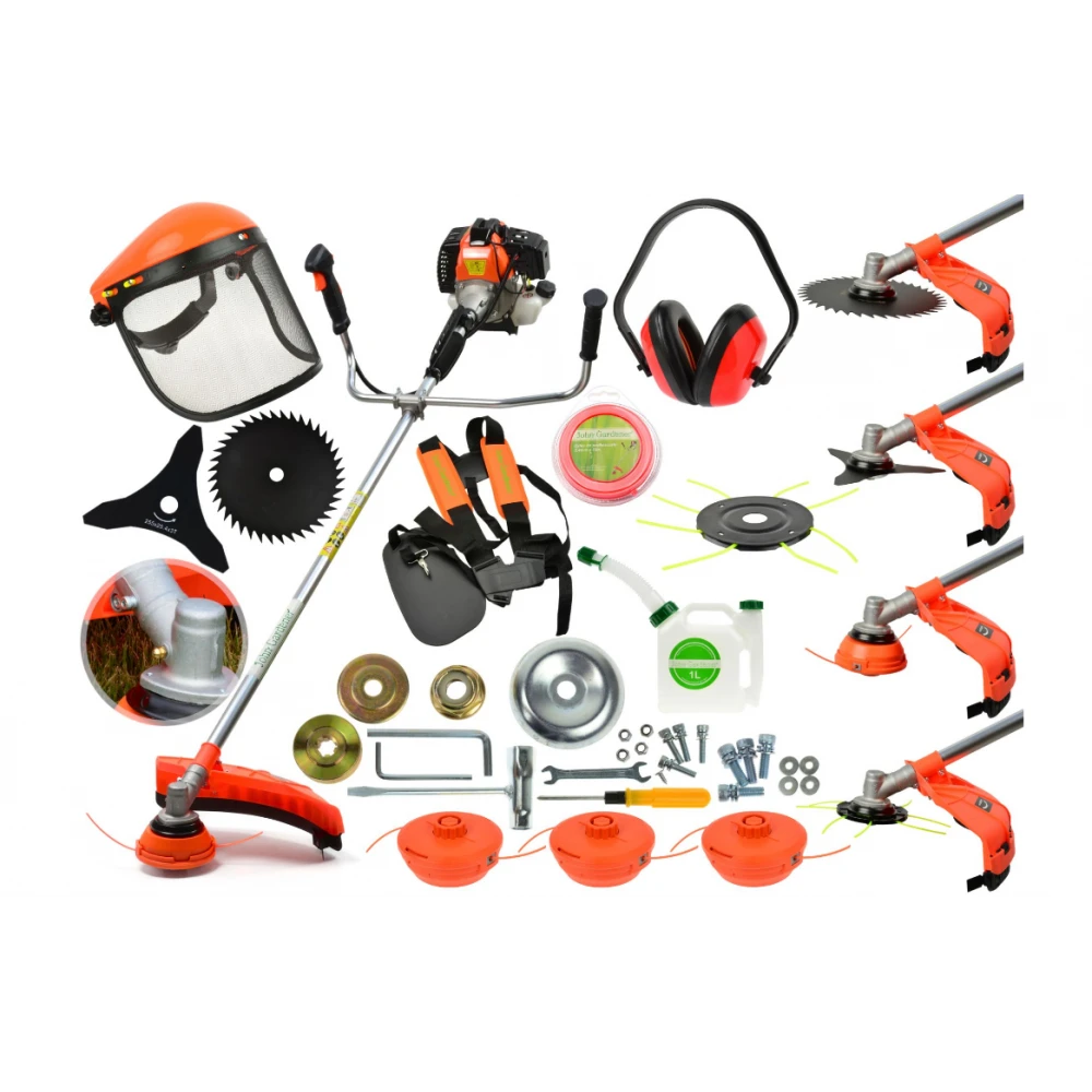 Бензинов тример / храсторез JG + аксесоари - G81061