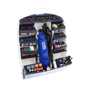 Мултифункционален прав шлайф с аксесоари 300 бр. - G81220