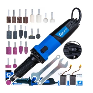 Мултифункционален прав шлайф 6 мм 700W с аксесоари - G81226