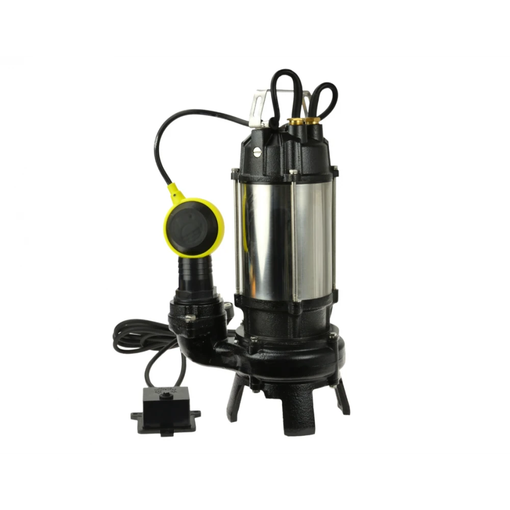 Потопяема помпа за мръсна вода с поплавък и нож, 1.1KW - G81445
