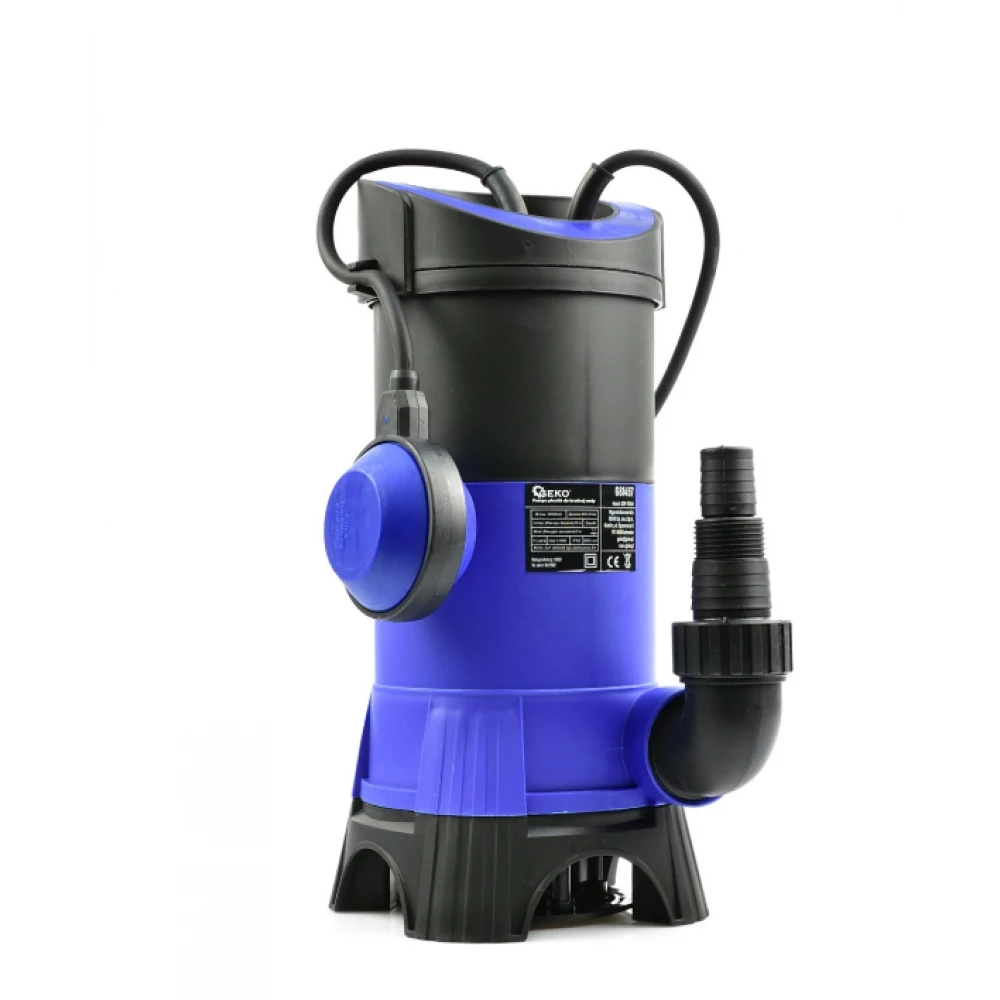 Потопяема помпа за мръсна вода с поплавък - 1100 W - GEKO G81457