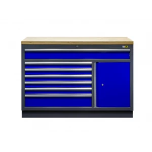 Широк долен шкаф за работилница със 7 чекмеджета и 1 врата - GC13L7W