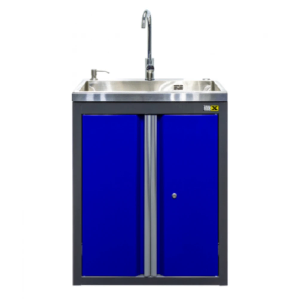 Шкаф за работилница с мивка, с 2 врати 460 x 680 x 953 мм - GC68WS