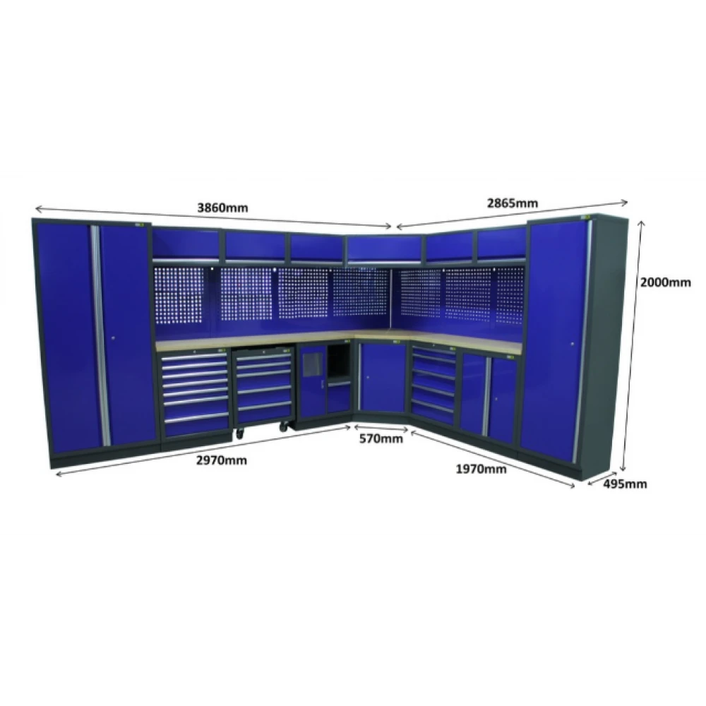 Професионална модулна система за обзавеждане на работилници - GCMOD4