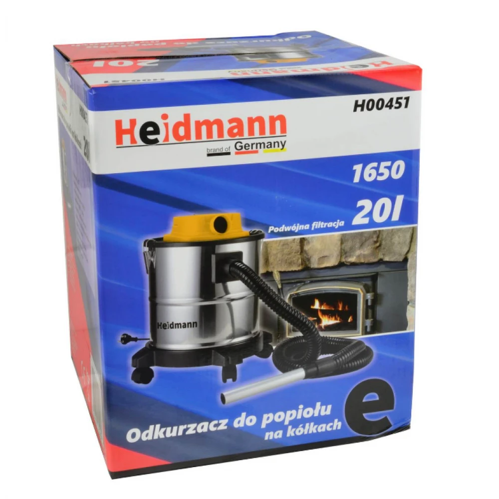 Прахосмукачка за пепел 20л с HEPA филтър - GEKO H00451