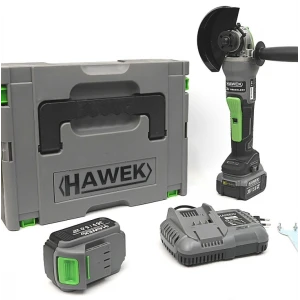 Акумулаторен безчетков ъглошлайф, 36V, 5.0Ah - HW-2024