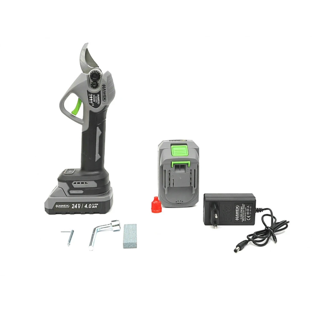 Градинска – лозарска aкумулаторна ножица, 24V, 4Ah - HW-2034