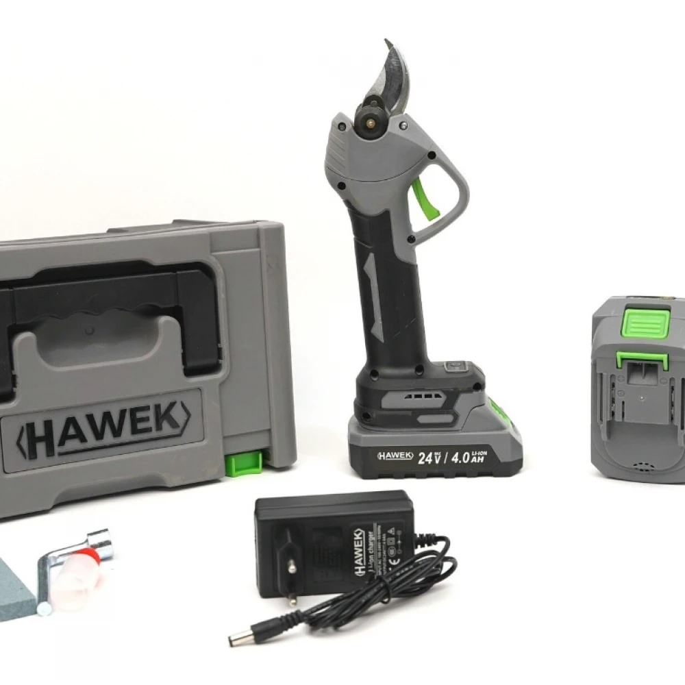 Градинска – лозарска aкумулаторна ножица, 24V, 4Ah - HW-2034