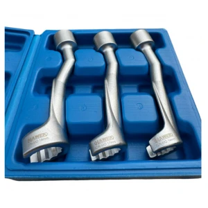 Комплект ключове за тръбичките на дюзите към инжекторите, 3 части - HW-2040
