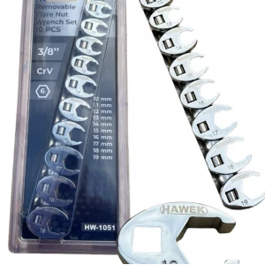Комплект ключове пачи крак, 10 части - HW-2041
