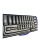 Комплект с ударни вложки, 27 части, 1/2“, CR–V в метален куфар - HW-2044