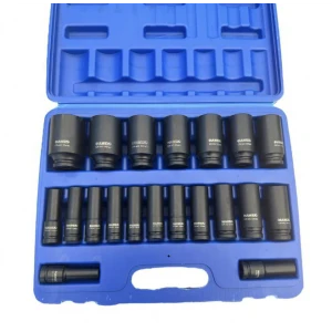Комплект ударни вложки 20 части, 1/2'' (10 – 38 мм) - HW-2046