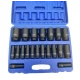 Комплект ударни вложки 20 части, 1/2'' (10 – 38 мм) - HW-2046