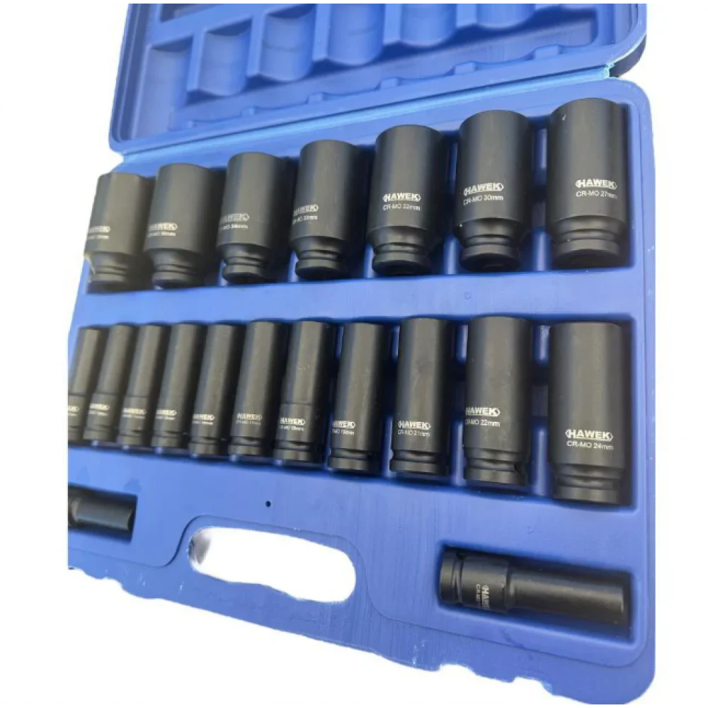 Комплект ударни вложки 20 части, 1/2'' (10 – 38 мм) - HW-2046