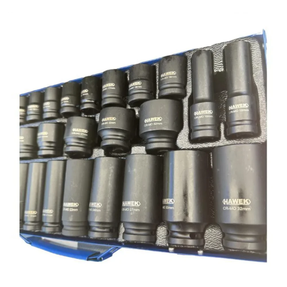 Комплект ударни вложки 35 части, 1/2'' (8 – 32 мм) - HW-2047