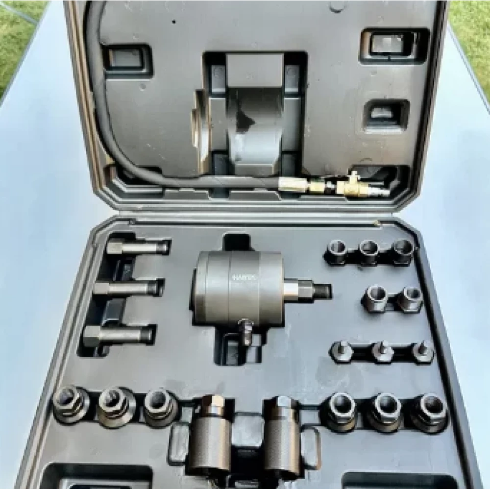 Пневматичен обратен чук за вадене на дюзи, 21 части - HW-2057