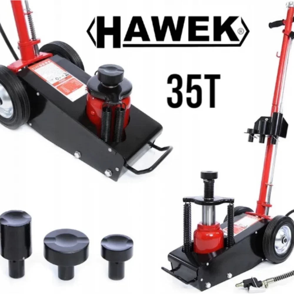 Пневматично – хидравличен крик за камиони тип крокодил, 35 тона, 260 – 510 мм - HW-2067