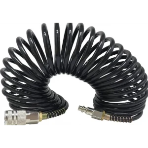 Полиуретанов спирален маркуч за въздух с бързи връзки, 10 м / 5 х 8 мм - HW-2070