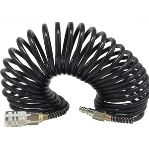 Полиуретанов спирален маркуч за въздух с бързи връзки, 10 м / 8 х 12 мм - HW-2071