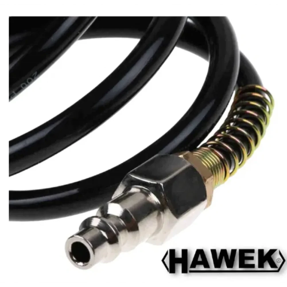 Полиуретанов спирален маркуч за въздух с бързи връзки, 15 м / 5 х 8 мм - HW-2072