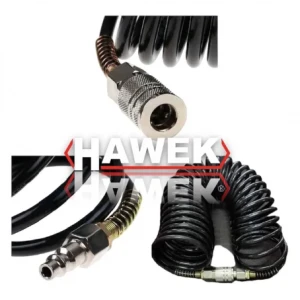 Полиуретанов спирален маркуч за въздух с бързи връзки, 20 м / 8 х 12 мм - HW-2074