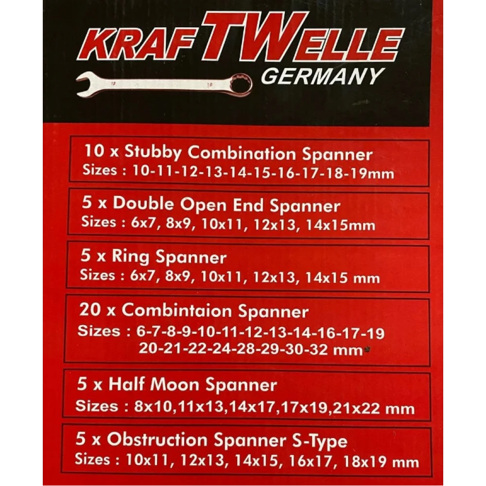 Комплект комбинирани ключове 50 части - HW-2097
