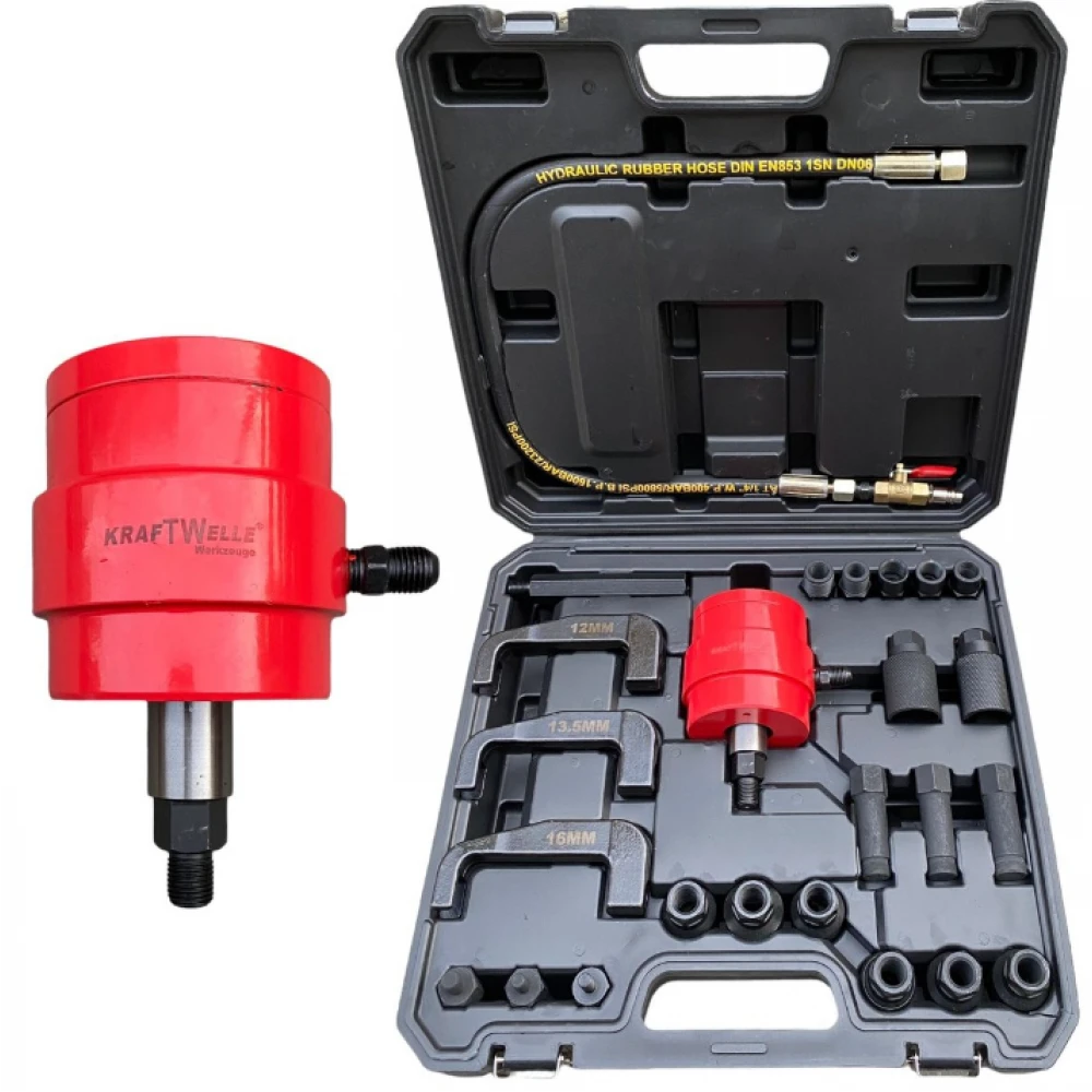 Пневматичен обратен чук за вадене на дюзи, 25 части - HW-2104