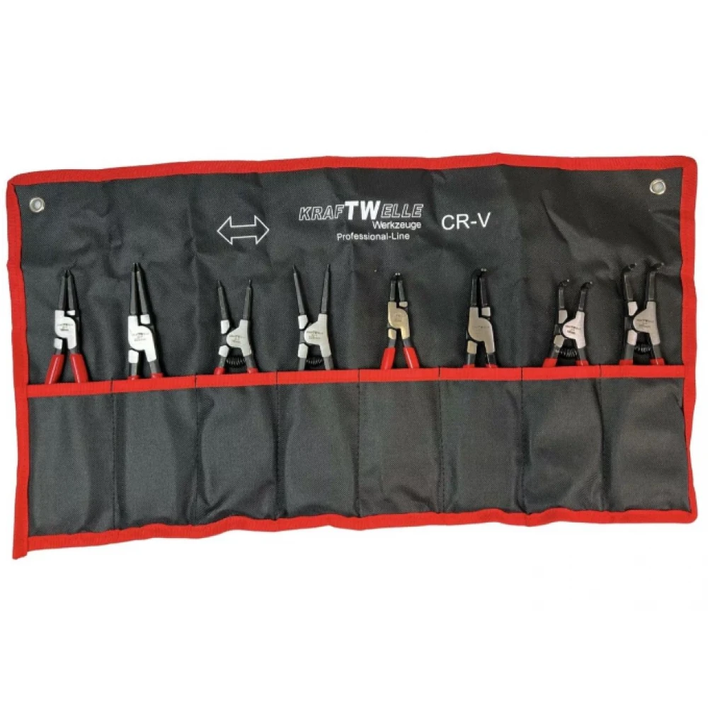 Професионален комплект зегер клещи, 8 части - HW-2107