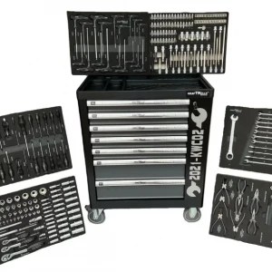 Шкаф с инструменти със 7 чекмеджета – 6 пълни - HW-2116