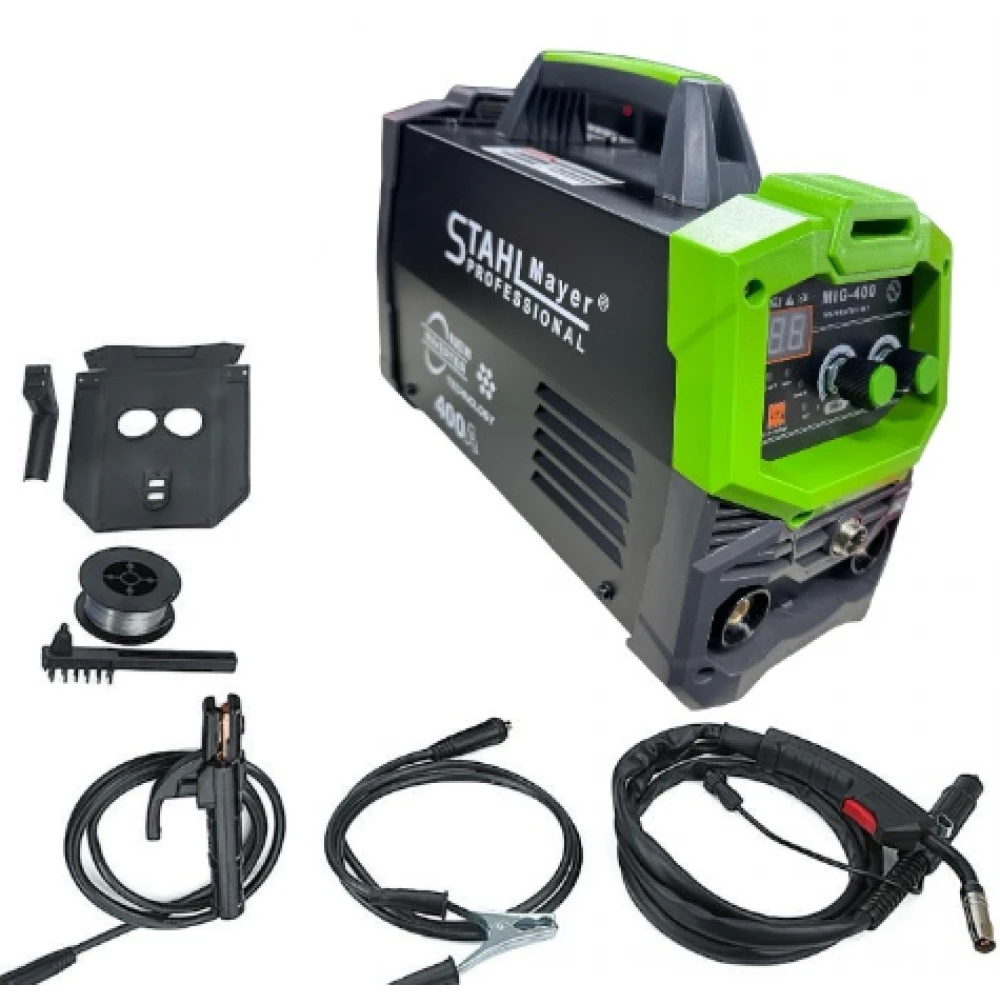 Комбиниран инверторен телоподаващ апарат MIG / MAG / MMA за заваряване без газ, 400А - HW-2140