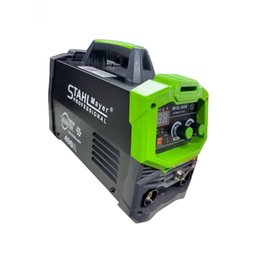 Комбиниран инверторен телоподаващ апарат MIG / MAG / MMA за заваряване без газ, 400А - HW-2140