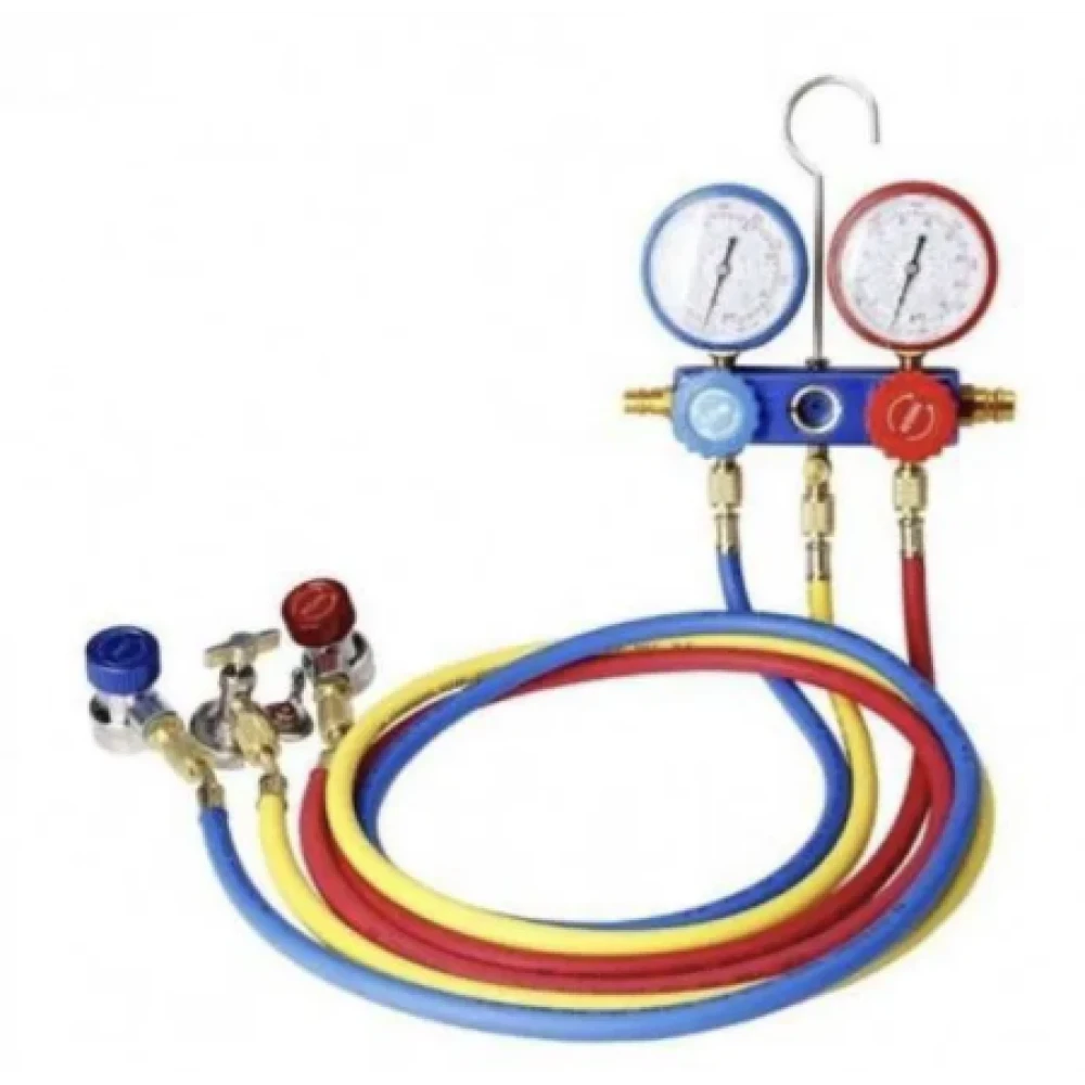 Комплект манометри за тест на климатични системи - HW-2147