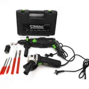 Комплект от перфоратор и ъглошлайф 1600W - HW-2152