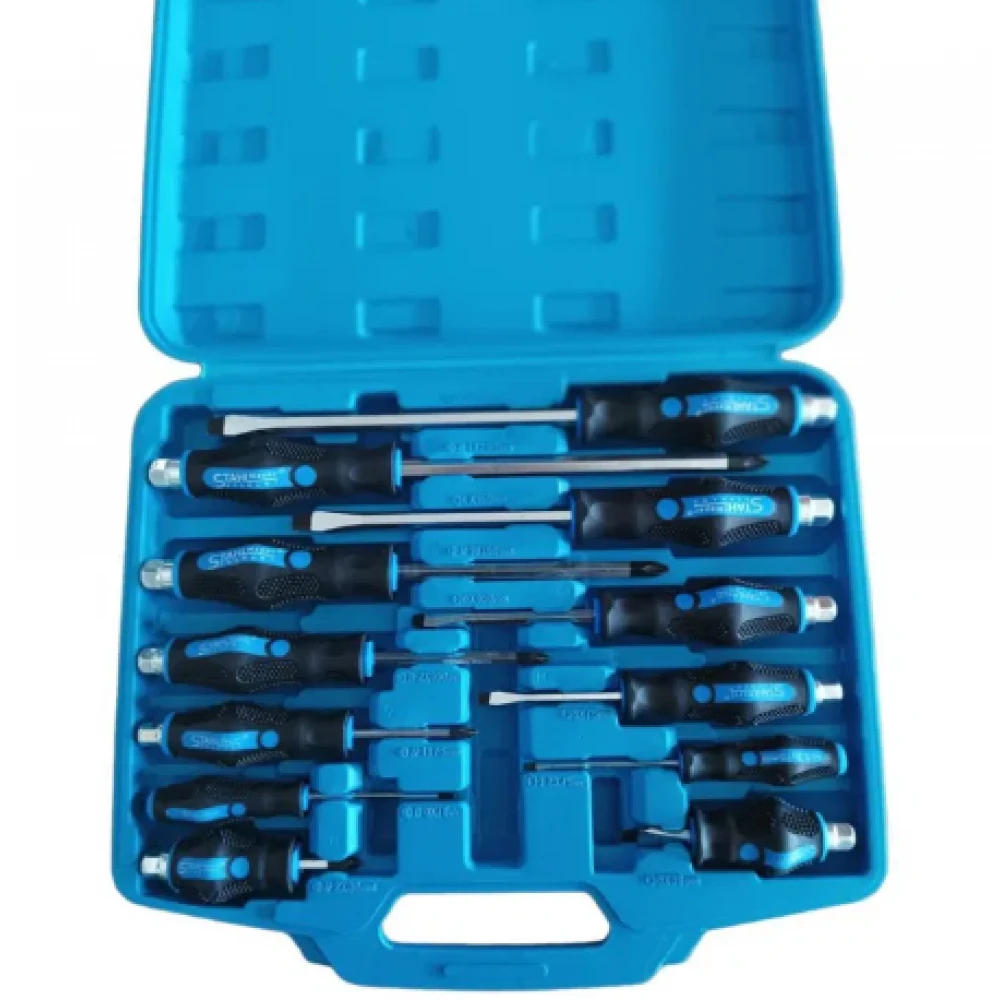 Комплект ударни отвертки, 12 части - HW-2153