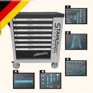 Шкаф с инструменти със 7 чекмеджета – 5 пълни - HW-2198